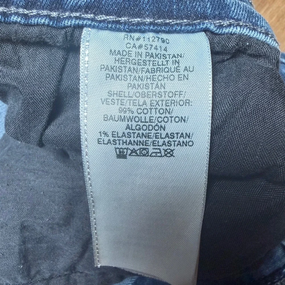 True Religion Rocco Jeans Mens 42x34 Blue Relaxed Skinny Stretch Denim Pants
